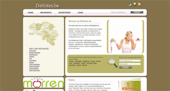 Desktop Screenshot of dietistes.be